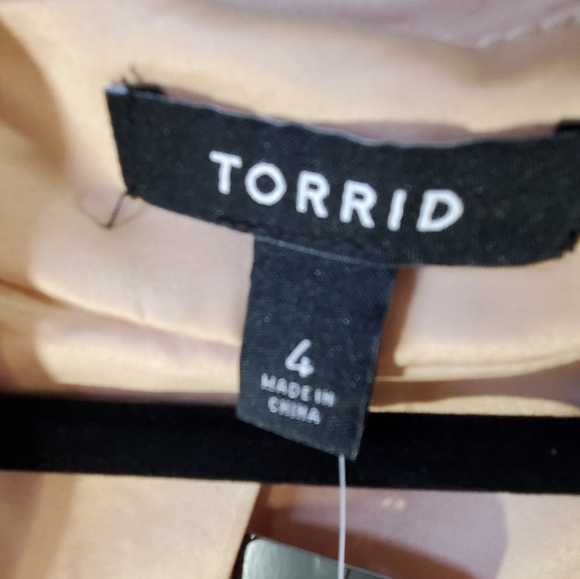 Torrid Open Front Sequin Jacket Long Line Size 4 - Picture 5 of 8